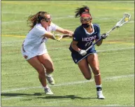  ?? UConn Athletics ?? Sydney Watson leads the UConn women’s lacrosse team, making their first NCAA Tournament appearance since 2013, with 53 goals and 113 draw controls.