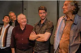  ??  ?? DIAMOND GEEZERS Russell and The Hatton Garden Job co-stars