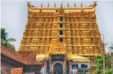  ??  ?? Sri Padmanabha­swamy Temple.