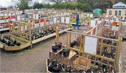  ?? Pictures: Chris Austin/andrew Cawley. ?? Top: Caulders operate a number of garden centres around the country and, above, Glendoick Garden Centre, between Dundee and Perth, which is run by the Cox family.