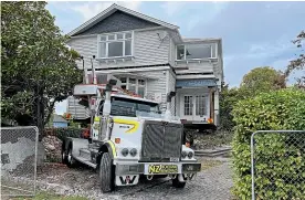  ?? ?? Janene and Warren Kershaw relocated a three-bedroom home to Waianakaru­a, Oamaru, where they run a holiday park.
New Zealand Building Removals say they can move any house ‘‘of any size’’.