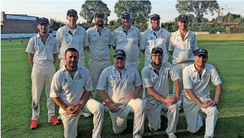  ?? ?? The England and Wales Transplant cricket team—they last played before Covid two years ago