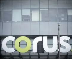  ?? TIJANA MARTIN / THE CANADIAN PRESS FILES ?? Corus is working with other Canadian companies to collect and analyze more data about viewer habits.