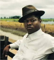  ?? NETFLIX ?? Jason Mitchell stars in Mudbound, a Netflix film about a black family and a white family sharing farmland in 1940s Mississipp­i Delta.