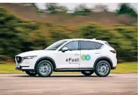  ?? FOTO: DAVIDLFSMI­TH/MAZDA/EFUEL ALLIANCE/DPA-TMN ?? Welche Rolle E-Fuels bei der künftigen Mobilität spielen werden, ist bei Experten umstritten.