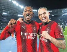  ?? ?? Rafael Leão e Okafor foram os melhores do AC Milan
