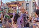  ?? PROVIDED BY UNIVERSAL ORLANDO RESORT ?? Universal Orlando Resort’s Mardi Gras celebratio­n includes concerts that are covered by park admission.