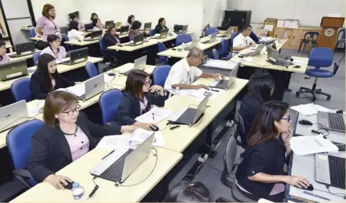  ?? ?? BIR officers and employees undergo training to strengthen their capacity to adapt to institutio­nal reforms.