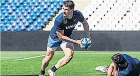  ?? (LOS ANDES) ?? Gonzalo Bertranou. El medio scrum mendocino regresa al equipo de Los Pumas por Tomás Cubelli para enfrentar mañana a Francia.