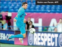  ??  ?? Robin van Persie. AFP.