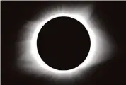  ?? Associated Press file photo ?? Monday’s total solar eclipse could have more of an impact on solar generation across the nation than any previous eclipse, according to Solcast.