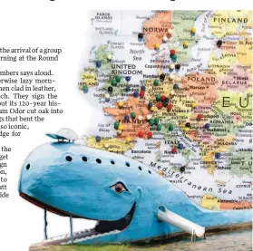  ?? [THE OKLAHOMAN ARCHIVES] ?? The Big Blue Whale, in Catoosa, is along Route 66.