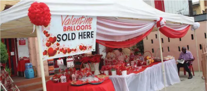  ??  ?? Creamery Fare is a Valentine gift shop popular in Yaba, Lagos