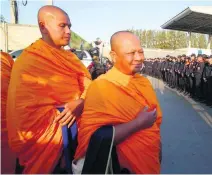  ?? Sakchai Lalit / AP Photo ?? The wanted monk faces criminal charges, including accepting about Dh126 million in embezzled money.