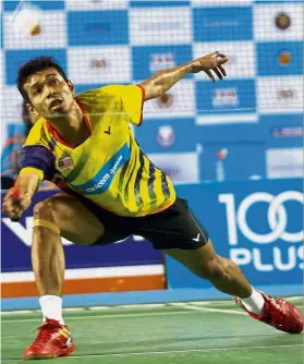  ??  ?? Good chance: Iskandar Zulkarnain Zainuddin has the experience of playing in the Thomas Cup Finals.