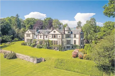  ??  ?? The estate, near Alyth, is open to offers over £1,850,000.