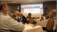  ?? AP PHOTO BOBBY CAINA CALVAN ?? Supporters of Republican congressio­nal candidate Greg Gianforte await returns on election night in a ballroom of a hotel in Bozeman. Gianforte won Montana’s only U.S. House seat on Thursday despite being charged a day earlier with assault after...