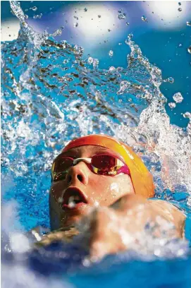  ?? FOTO: SASCHA FROMM ?? Der -jährige Franz Ahnert ist Erfurts größte Schwimmhof­fnung.