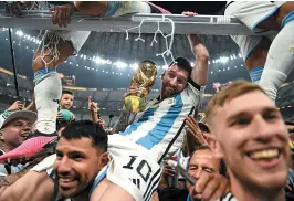  ?? FIFA/DIVULGAÇÃO ?? Argentina, do craque Messi, conquistou a Copa de 2022, no Catar