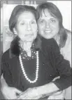  ??  ?? CHERRÍE MORAGA, right, with her mother, Elvira, the domineerin­g family matriarch.