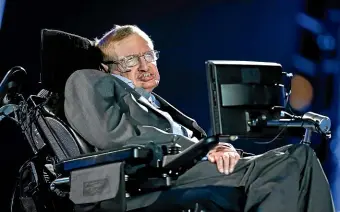  ?? AP ?? Stephen Hawking answered the 10 big questions in a book published after his death.