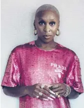  ?? VICTORIA WILL/INVISION ?? Cynthia Erivo, who is seen Sept. 15 in New York, has released her debut solo album, “Ch. 1. Vs. 1.”