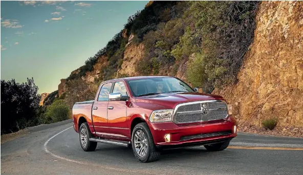  ??  ?? The Ram 1500, due for New Zealand launch mid-year.