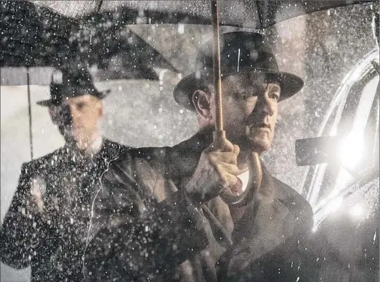  ?? DreamWorks / 20th Century Fox ?? TOM HANKS plays an insurance lawyer pulled into the Cold War world of espionage and nuclear brinkmansh­ip in Steven Spielberg’s new drama, “Bridge of Spies.”