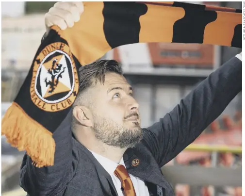  ??  ?? 0 Dundee United have promoted Thomas Courts from head of tactical performanc­e to head coach. He used to manage Kelty Hearts