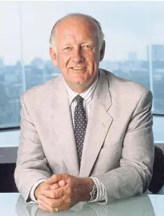  ??  ?? Frank Bough was also the face of breakfast TV.