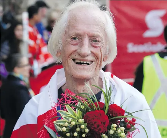  ?? — POSTMEDIA NEWS FILES ?? World masters marvel Ed Whitlock, who set numerous age group records in the marathon, died at age 86.