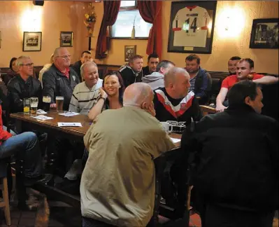  ??  ?? Part of the attendance at the “Save Our Club” meeting held in the Lily White Lounge, Oriel Park.