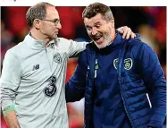  ??  ?? Still on board: Martin O’Neill (left) and Roy Keane have plenty to look forward to