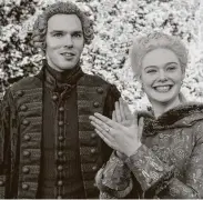  ?? Hulu ?? Nicholas Hoult plays Peter III alongside Elle Fanning as Catherine in “The Great.”