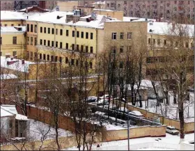  ?? (AP) ?? Prisoners can spend years at Lefortovo prison, even though it serves as a pretrial detention center. The prison, built in the late 1800s during Tsarist rule, lies on the eastern edge of Moscow.