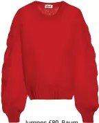  ??  ?? Jumper, £89, Baum und Pferdgarte­n at theoutnet.com