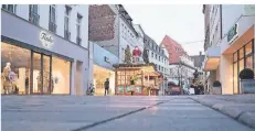  ?? FOTO: DPA ?? Die Altstadt von Bielefeld ist im Lockdown wie leergefegt. Die Stadt hat derzeit die höchste Sieben-tage-inzidenz in NRW.