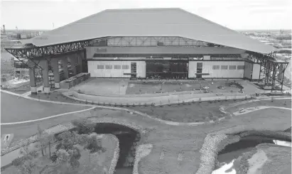  ??  ?? Globe Life Field, the Arlington, Texas, home of the Rangers, is set to open this season.