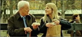  ??  ?? Sir Michael Caine and Clémence Poésy in Mr Morgan’s Last Love