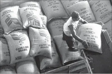  ??  ?? A two-year drought has led to a collapse in output of robusta beans in Brazil’s Espirito Santo. (Photo: Bloomberg)