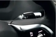  ??  ?? Paddle shifters are now made of metal rather than plastic