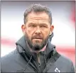  ??  ?? Irish coach Andy Farrell