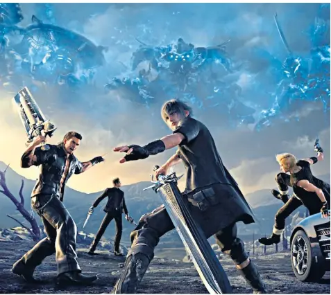  ??  ?? Final Fantasy XV, above, is among the video games sold online by Green Man Gaming. The company is considerin­g a stock flotation following a strong sales performanc­e