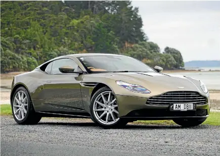  ??  ?? Never mind the grille, the DB11 is the first in a whole new generation of Aston Martins.