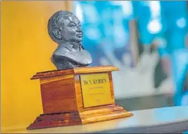  ?? PHOTO COURTESY: MICHIGAN STATE UNIVERSITY. ?? ▪ Dr Verghese Kurien's bust at the Michigan State University.