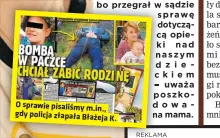  ?? ?? O sprawie pisaliśmy m.in., gdy policja złapała Błażeja K.