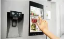  ?? ?? Ever more stuff to go wrong … a touchscree­n fridge. Photograph: adventtr/Getty Images/iStockphot­o