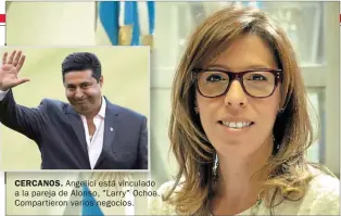  ??  ?? CERCANOS. Angelici está vinculado a la pareja de Alonso, "Larry" Ochoa. Compartier­on varios negocios.