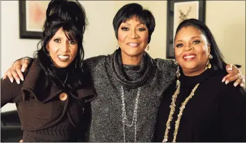  ?? Matt Sayles / Associated Press ?? From left, Nona Hendryx, Patti LaBelle, and Sarah Dash, of the group LaBelle, pose for a portrait in Los Angeles on Jan. 29, 2009. Dash, who co-founded of the all-female singing group, best known for their raucous 1974 hit “Lady Marmalade,” has died. She was 76.