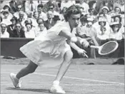  ?? Leslie Priest Associated Press ?? QUITE THE TOURNAMENT In 1951, Doris Hart won the Wimbledon singles, doubles and mixed doubles titles — all on the same day.